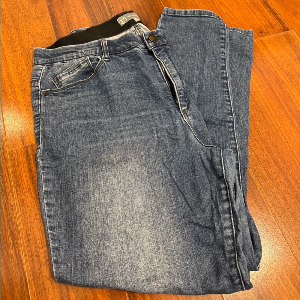 Wit & Wisdom Men's Dark Blue Straight Jeans